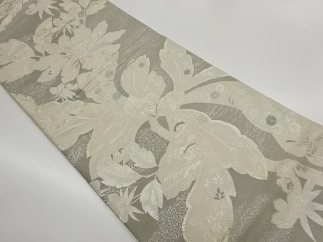 JAPANESE FUKURO OBI / WOVEN FLOWER